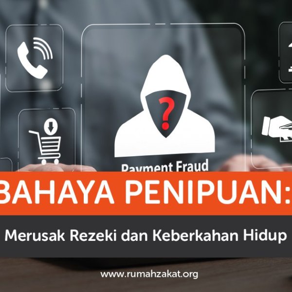 Ilustrasi bahaya penipuan dalam Islam yang merusak keberkahan rezeki