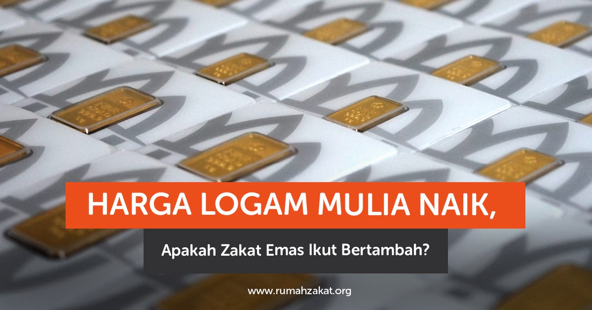 “Ilustrasi perhitungan zakat emas saat harga logam mulia naik”