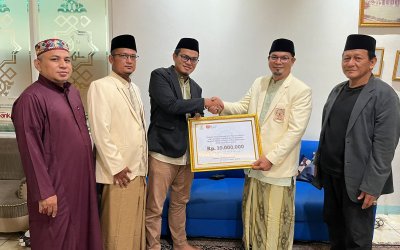 DPW FUHAB Jakarta Barat Melalui Rumah Zakat Salurkan Donasi Rp10 Juta untuk Korban Bencana di Sumatera