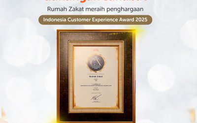 Rumah Zakat Raih Indonesia Customer Experience Award 2025 sebagai First Winner
