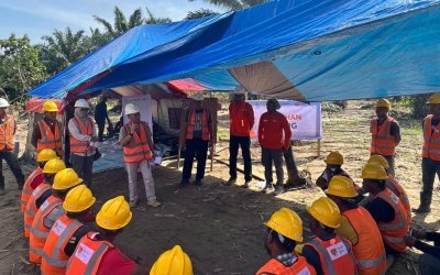 Berdayakan Warga Lokal, Rumah Zakat Gelar Pelatihan Tukang di Aceh Utara untuk Bangun 100 Huntara