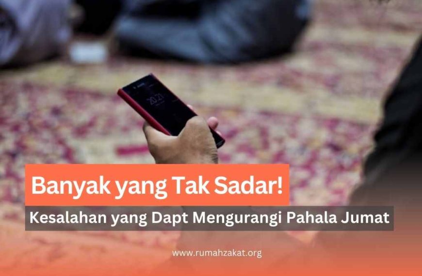 mengurangi pahala jumat