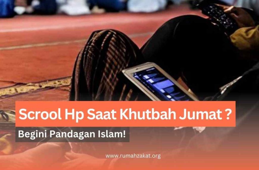 main hp saat khutbah