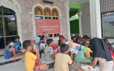 Rumah Zakat Gelar Layanan Dukungan Psikososial untuk Anak-anak Terdampak Banjir di Aceh Tamiang
