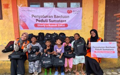 Bantuan pendidikan anak terdampak banjir Aceh oleh Rumah Zakat