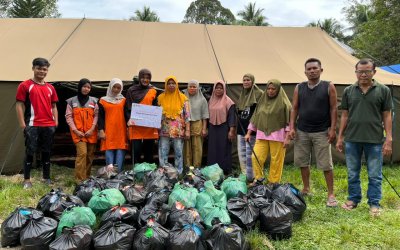 Rumah Zakat Palembang Distribusikan Bantuan Sembako Tapanuli Selatan
