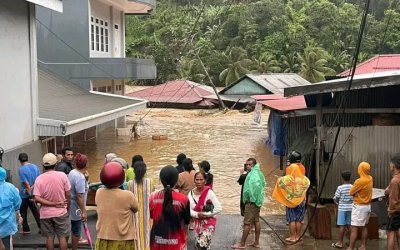 Breaking News: Banjir Setinggi Rumah Terjang Kecamatan Ibu, Halmahera Barat