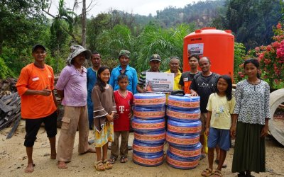 Sarana Air Bersih Pascabanjir dan Longsor Tapanuli Tengah oleh Rumah Zakat