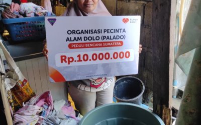 Palado dan Rumah Zakat Salurkan 128 Ribu Liter Air Bersih untuk Warga Kota Padang