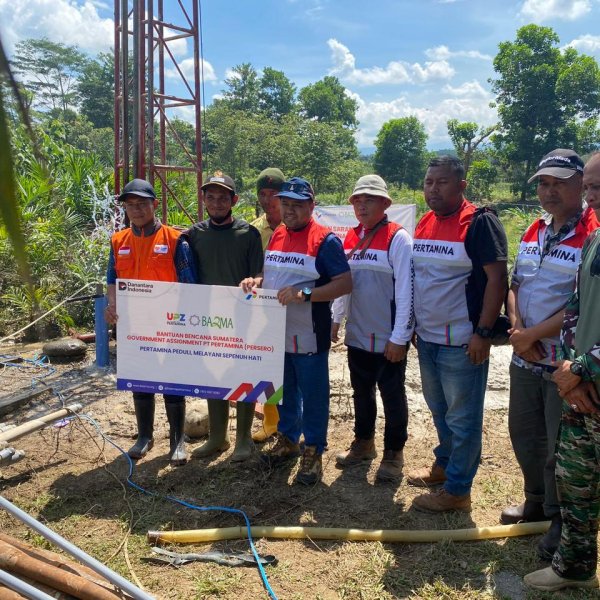 sumur bor air bersih Aceh oleh Rumah Zakat dan Pertamina