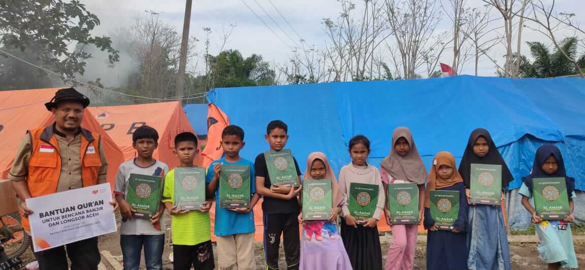 SQ 3 Syiar Qur’an Rumah Zakat untuk Anak Terdampak Banjir di Bireuen