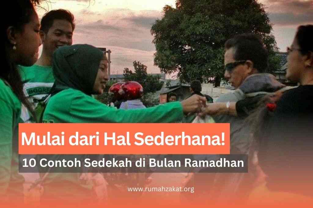 contoh sedekah di bulan ramadhana