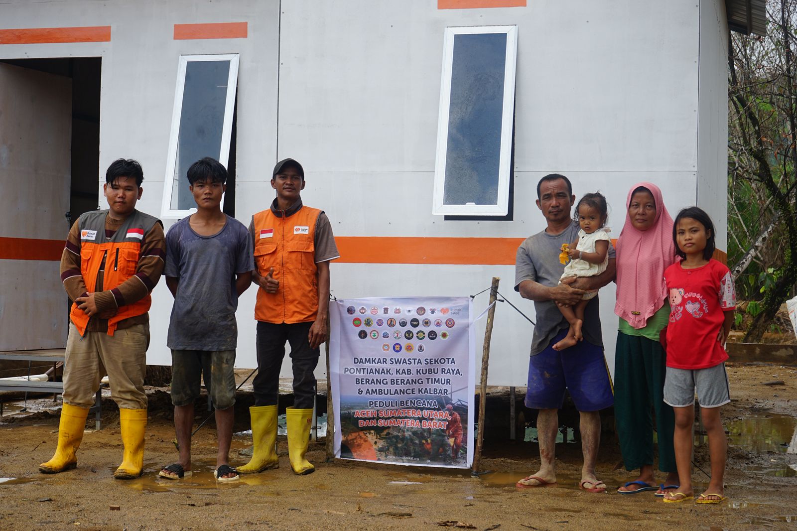 Huntara Hadir untuk Penyintas Banjir Tapanuli Tengah