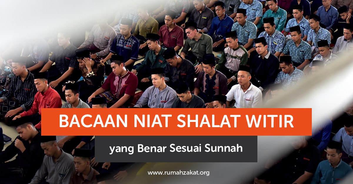 bacaan niat shalat witir
