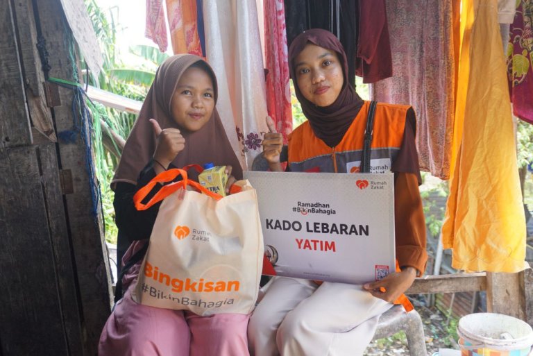 Senyum Ramadhan di Tengah Penyaluran Kado Lebaran Yatim di Gowa