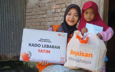 Berbagi Bahagia Bersama Anak Yatim di Bulan Ramadhan Dengan Kado Lebaran Yatim