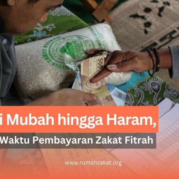 5 waktu pembayaran zakat fitrah