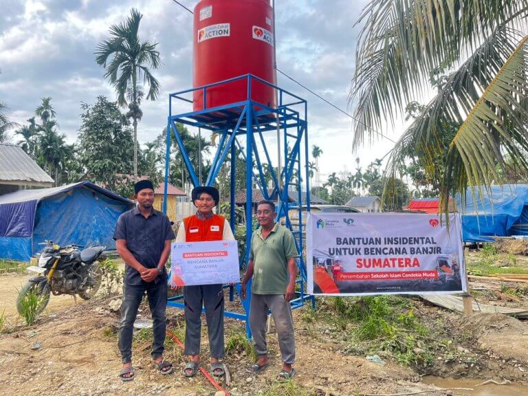 Sekolah Islam Cendekia Muda dan Rumah Zakat Resmikan Sumur Bor untuk Warga Desa Geudumbak Aceh Utara