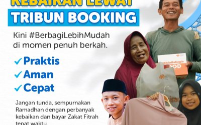 Tribun Booking dan Rumah Zakat Hadirkan Program Ramadhan 1447 H #BikinBahagia