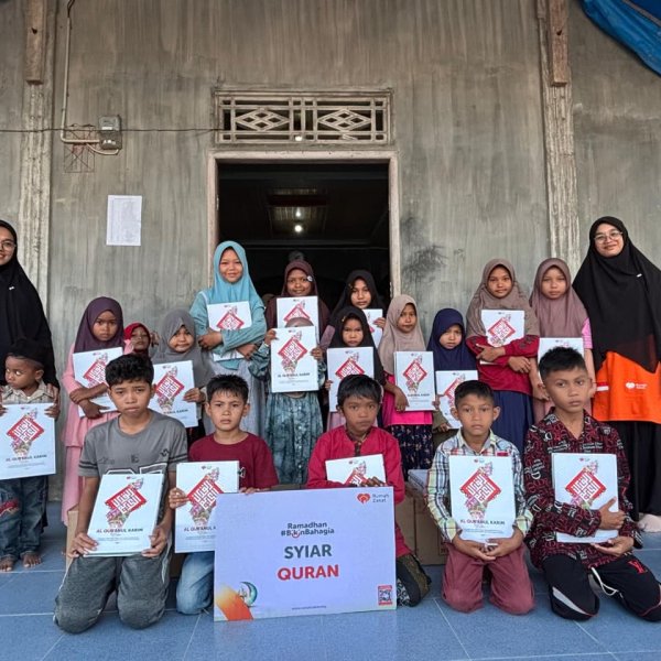 Berbagi Kebahagiaan di Bulan Ramadhan, Rumah Zakat…