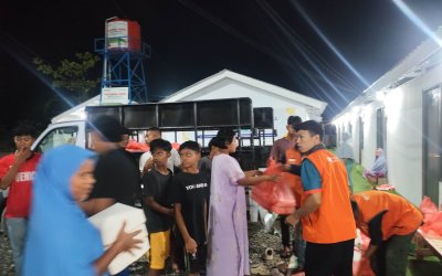 Rumah Zakat Berbagi 550 Paket Sahur Untuk Masyarakat Aceh Tamiang