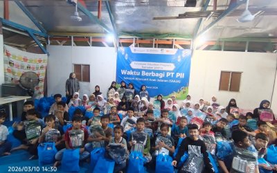 PT PII PEDULI ANAK KOMUNITAS SAAJA MELALUI EMPLOYEE VOLUNTEER PROGRAM  