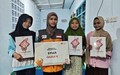 Dukung Semangat Santri, Rumah Zakat Salurkan Syiar Qur’an untuk Anak-Anak di Kandat Kediri