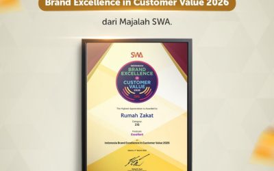 Rumah Zakat Raih Brand Excellence 2026 dari Majalah SWA