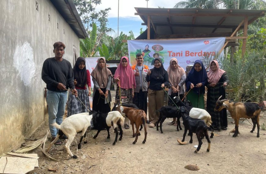 modal ternak kambing Rumah Zakat Aceh Besar