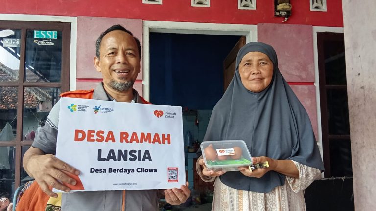 Peduli Kesehatan Lansia, Relawan Inspirasi Rumah Zakat Salurkan PMT untuk 30 Penerima Manfaat di Cilowa