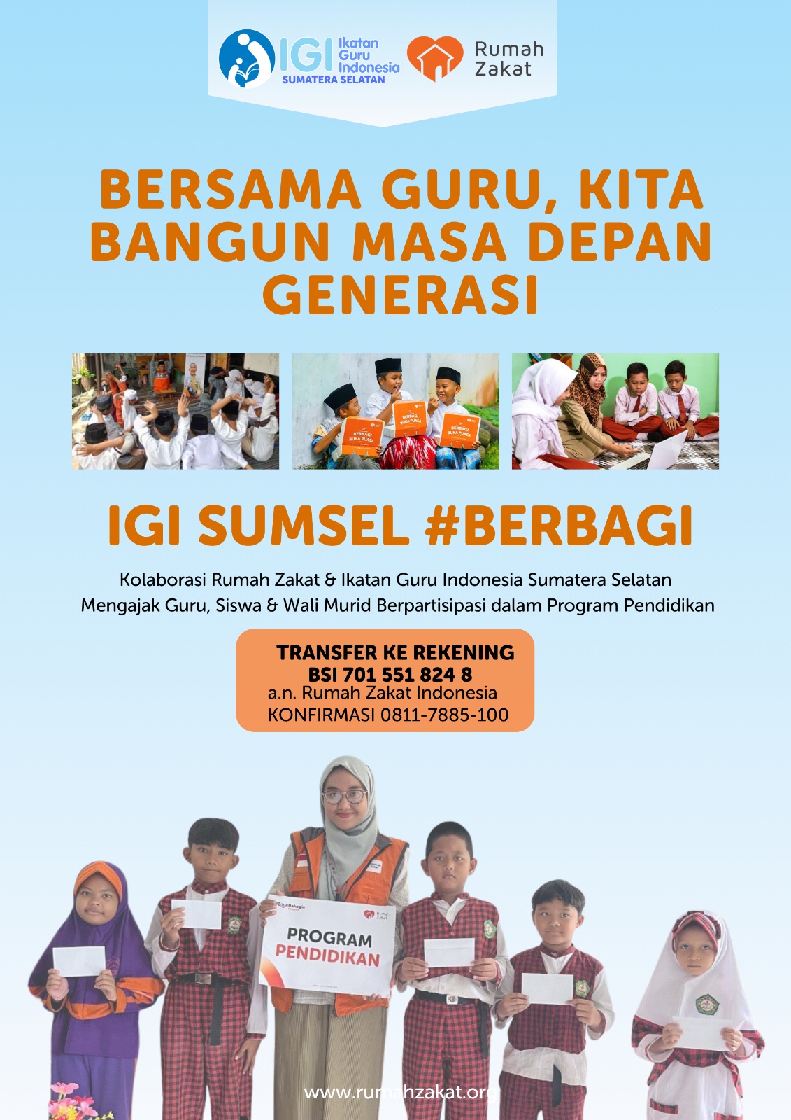 Kolaborasi IGI dan Rumah Zakat