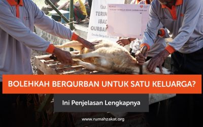 Bolehkah Berqurban untuk Satu Keluarga? Ini Penjelasan Lengkapnya