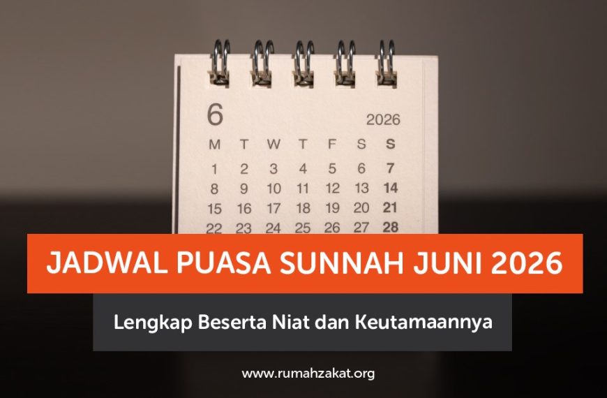 Kalender jadwal puasa sunnah Juni 2026 dengan nuansa Islami