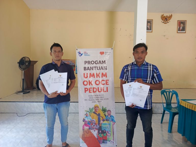 OKE OCE Peduli Bersama Rumah Zakat Gelar Pelatihan Online Marketing dan AI untuk UMKM Binaan di Kediri