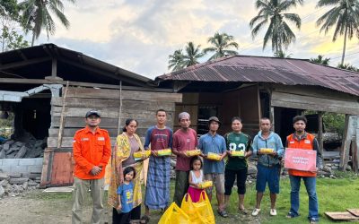 Relawan Rumah Zakat Palu Respon Cepat Gempa Sigi dengan Distribusi Bantuan untuk Penyintas