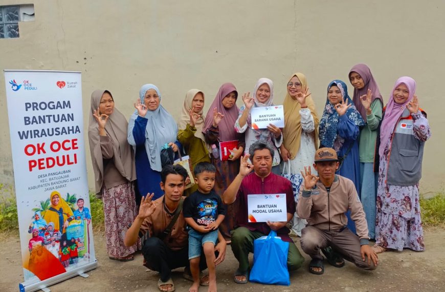 Rumah Zakat dan OKE Oce peduli salurkan bantuan