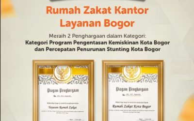 Rumah Zakat Bogor Meraih 2 Penghargaan Sekaligus