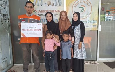 Rumah Zakat Salurkan Alat Bantu Dengar untuk Annasya, Hadirkan Harapan Baru untuk Masa Depannya