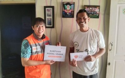 Rumah Zakat Salurkan Bantuan Modal Usaha untuk UMKM di Cirebon