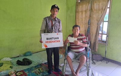 Rumah Zakat Salurkan Bantuan Kesehatan Door to Door untuk Lansia Stroke dan Anak Thalassemia di Cilegon