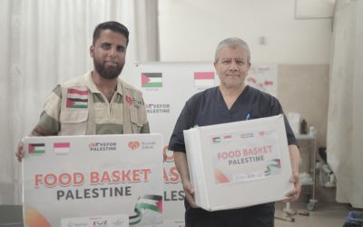 Rumah Zakat Salurkan 200 Paket Sembako untuk Ringankan Krisis Pangan di Gaza Utara