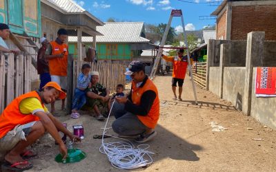 Kampung Dewa Rangga Kini Terang Benderang