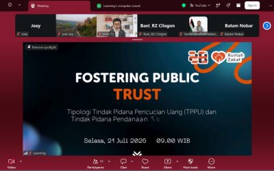 Rumah Zakat bersama PPATK adakan penguatan pemahaman  kepatuhan dan  akuntabilitas pengelolaan dan sosial masyarakat