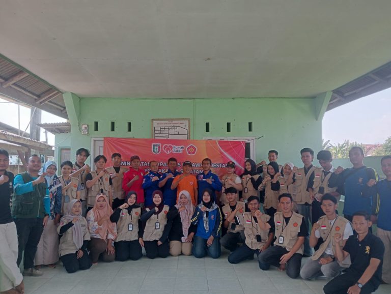 Rumah Zakat Pringsewu gandeng Tagana dan Mahasiswa UTB Gelar Pelatihan Manajemen Dapur Umum