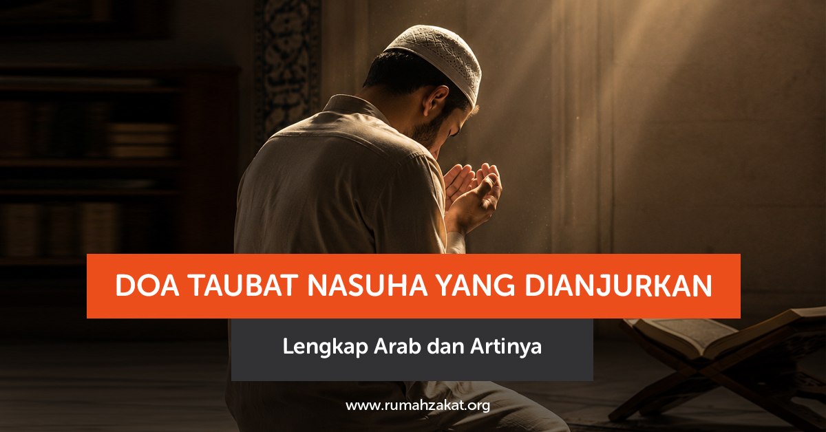 Ilustrasi taubat dan memohon ampunan Allah