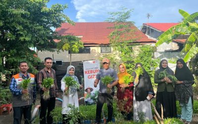 Rumah Zakat Dukung Desa Bebas Stunting melalui Panen Sayur Organik Kebun Gizi Ceria di Banda Aceh