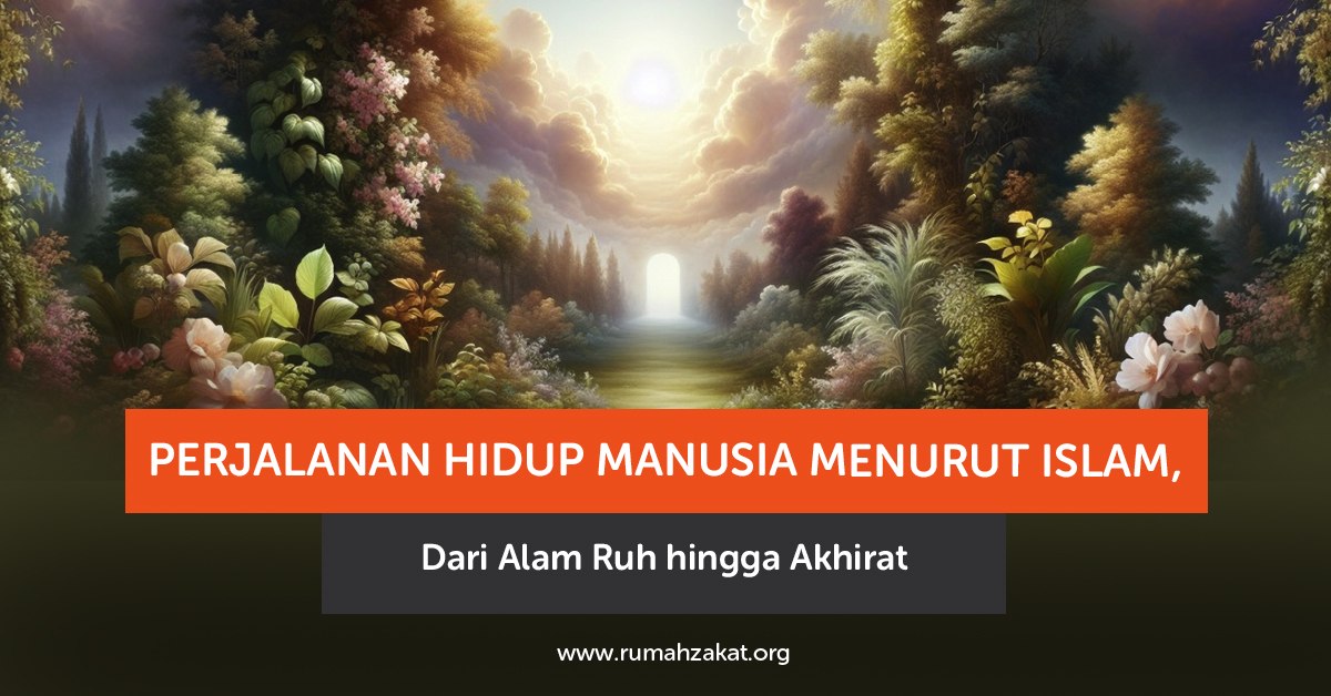 Ilustrasi alam barzakh dan kehidupan akhirat Ilustrasi alam barzakh dan kehidupan akhirat
