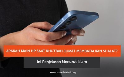 Apakah Main HP Saat Khutbah Jumat Membatalkan Shalat? Ini Penjelasan Menurut Islam