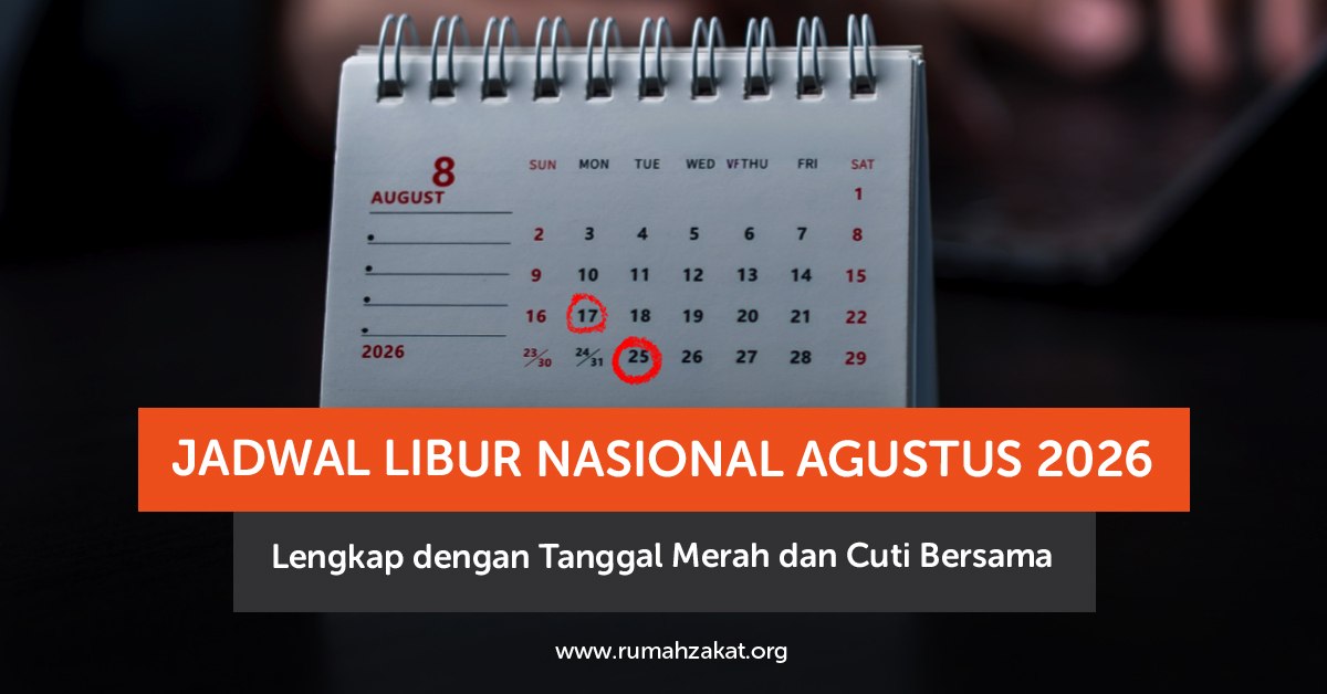 Kalender libur Agustus 2026