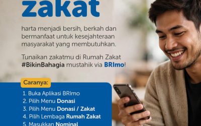 Tunaikan Zakatmu Lebih Mudah melalui BRImo!